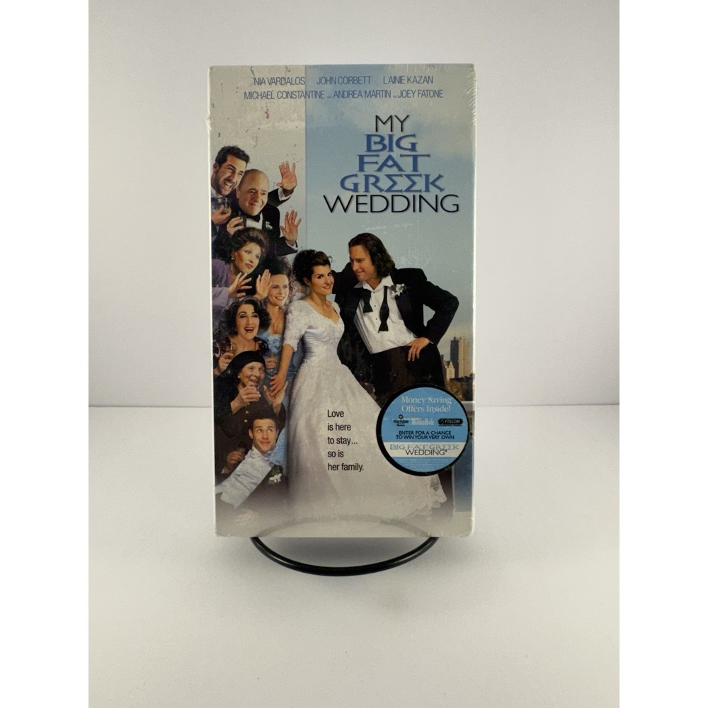 My Big Fat Greek‎ Wedding VHS Tape Sealed 2002 Romcom